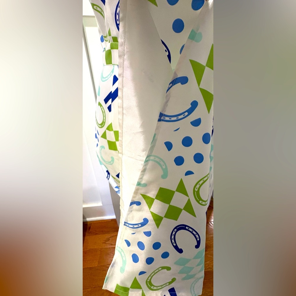 * NEW * 🏇 Vineyard Vines Horseshoe Patchwork Lined Kentucky Derby Dress Size 2 - Picture 7 of 16